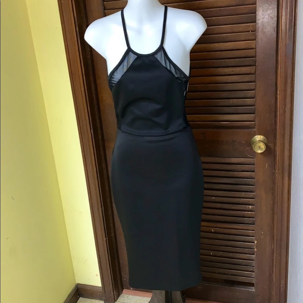 Open Back Midi Dress